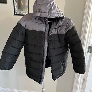 The Children's Place Black and Gray Puffer Jacket